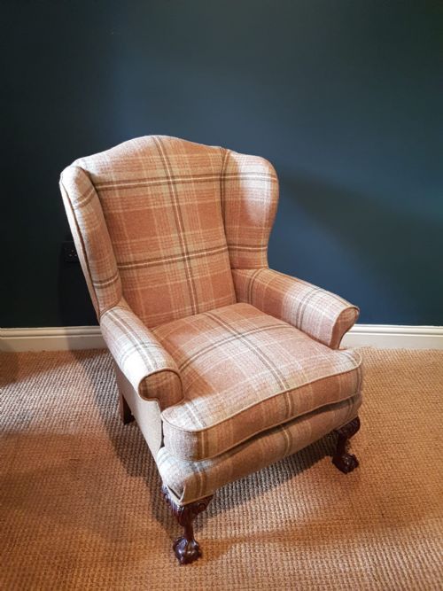 Edwardian Wing Back Arm Chair