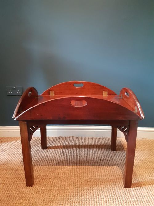 Victorian Mahogany Butlers Tray Coffee Table