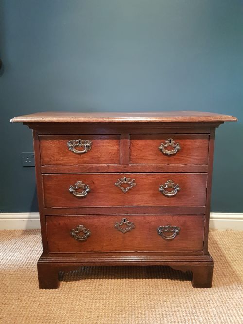 Small Proportioned George II Oak Chest of Drawers
