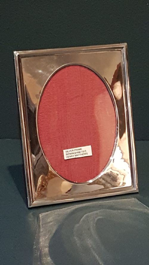 George V Silver Photo Frame by Henry Matthews