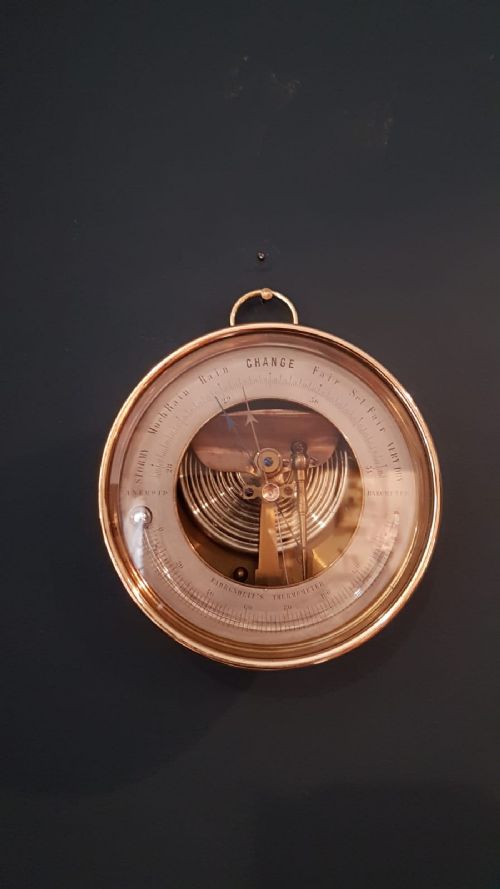 Superb Victorian London Marine Barometer
