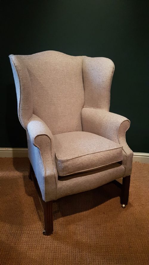 George III Wing Back Arm Chair