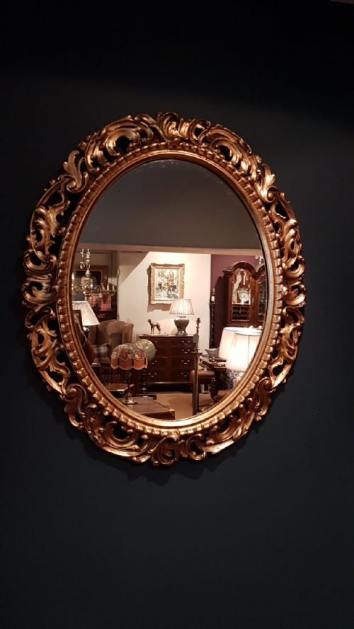 Superb Large Victorian Timber Gilt Mirror