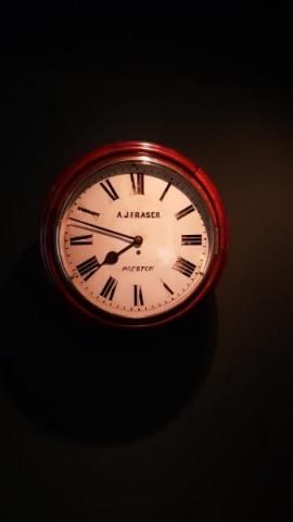 Fraser Preston 14" Fusee Dial Clock