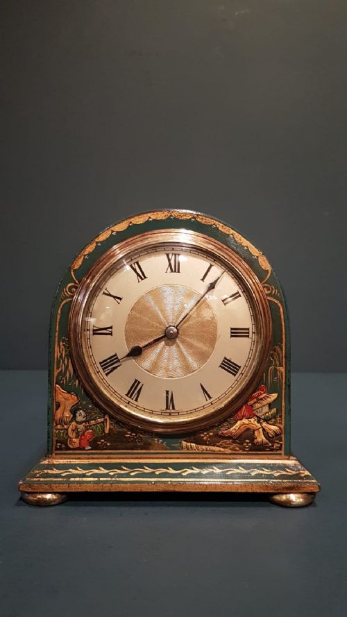 Edwardian Chinoiserie Mantel Clock