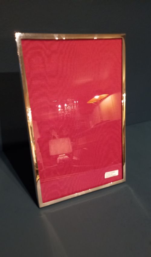 Large George V Silver Photo Frame