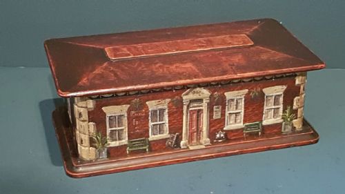 Victorian Oak Painted Country House Box
