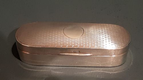 GEORGE V SILVER TRINKET BOX