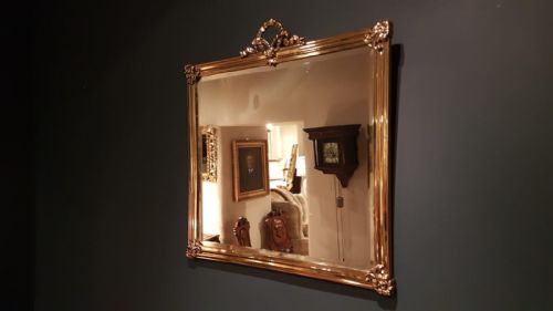 Quality Victorian Brass Framed Mirror