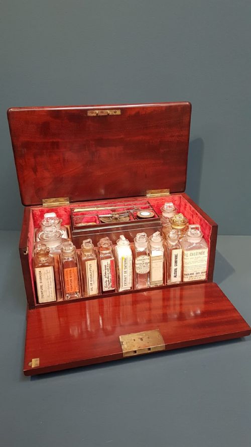 Mid Victorian Mahogany Apothecary Box