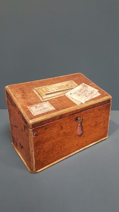Victorian Oak Stationary Box