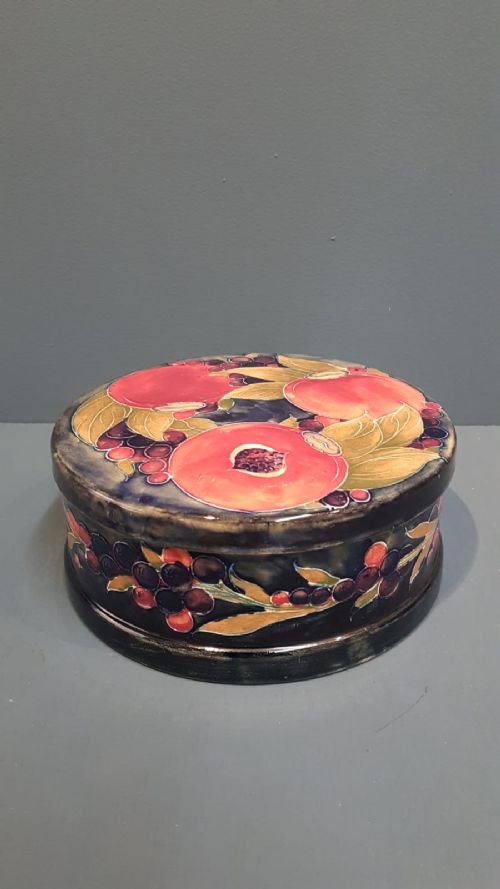 Unusual Moorcroft Circular Table Box