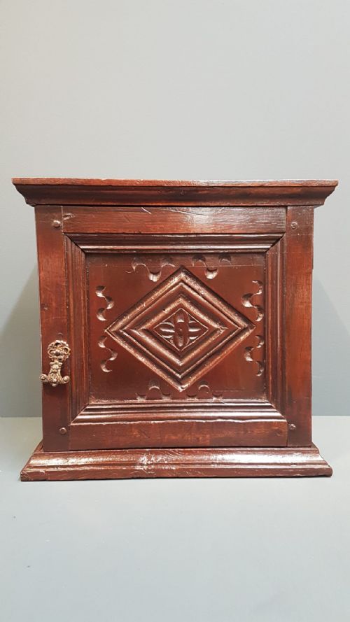 Charles II Oak Spice Cupboard