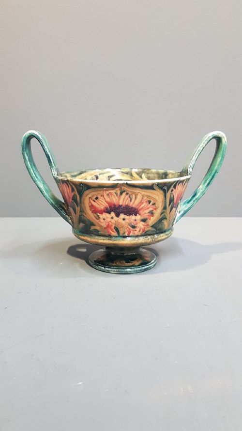 Early Moorcroft Cornflower Twin Handle Vase