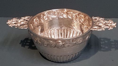 Superb Large Victorian Silver Quaich