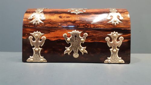 SUPERB EARLY VICTORIAN COROMANDEL SCENT BOTTLE BOX - ADDITIONAL PHOTO 1