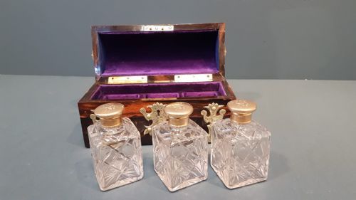 SUPERB EARLY VICTORIAN COROMANDEL SCENT BOTTLE BOX - ADDITIONAL PHOTO 3