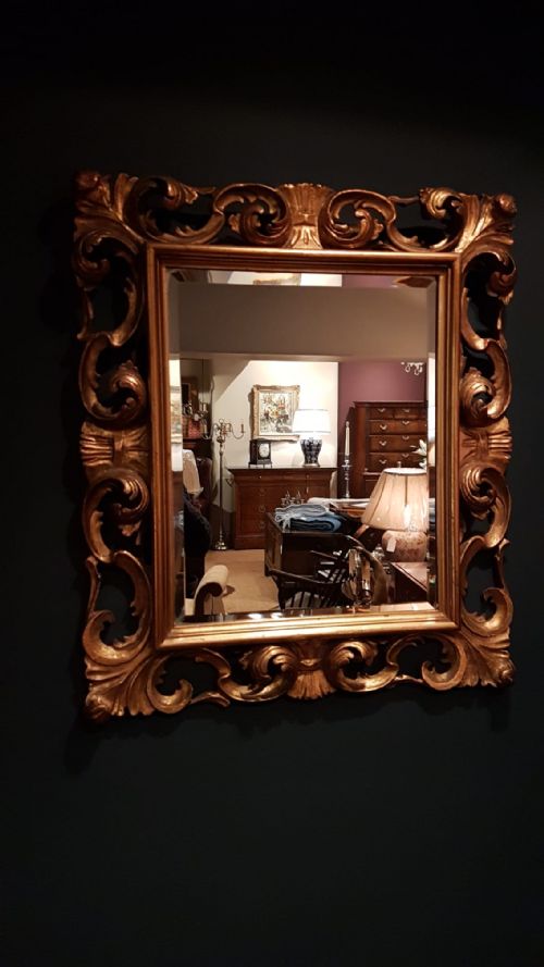 Late Victorian Timber Gilt Mirror
