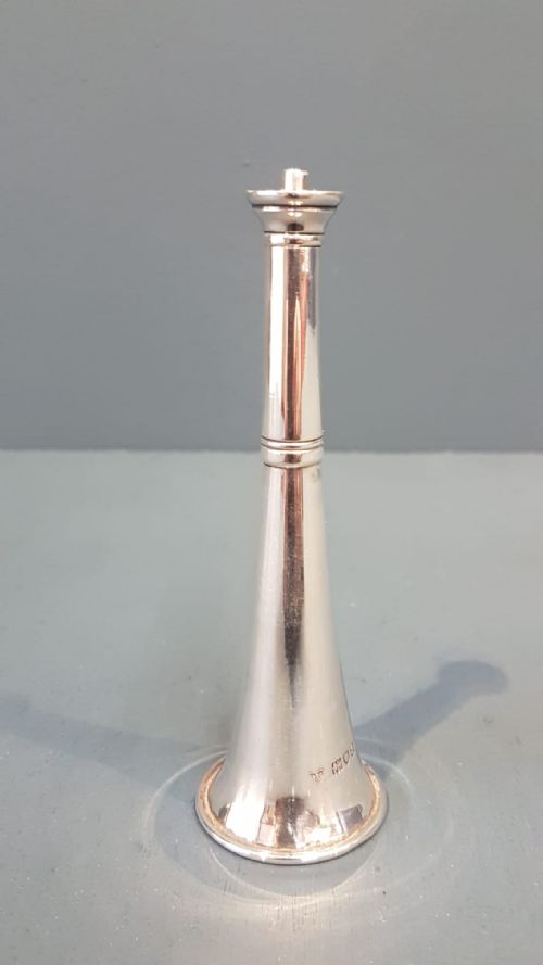 Silver Trumpet Table Light