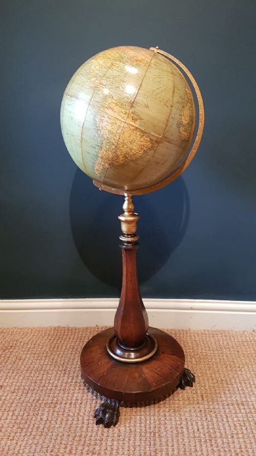 Impressive Floor Standing Terrestrial Globe