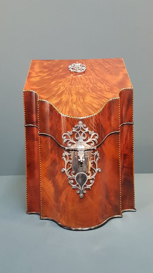 Victorian Solid Silver Trimmed Correspondence Box