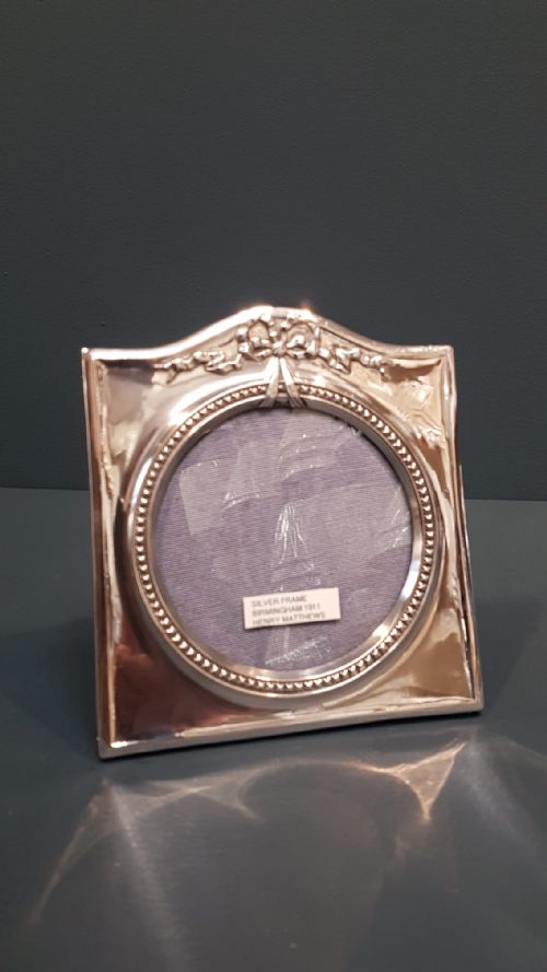 Edwardian Silver Photo Frame