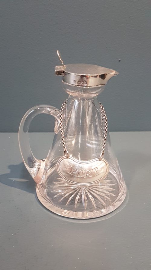 Hukin & Heath Silver Mounted Port Noggin
