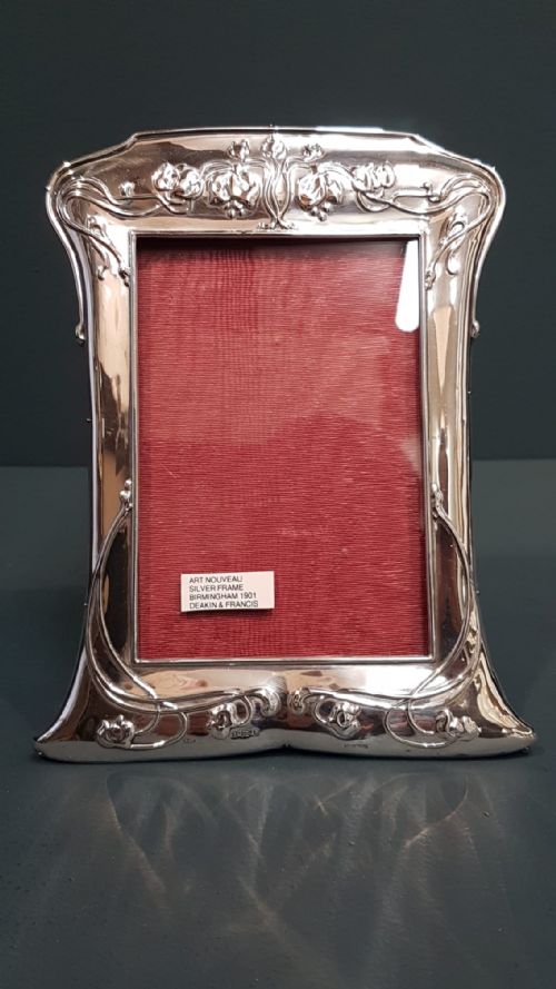 Superb Art Nouveau Silver Photo Frame