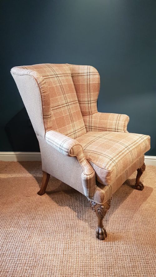 Late Victorian Wing Back Arm Chair