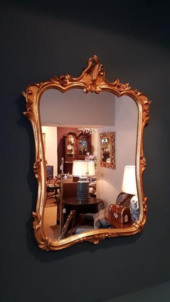 Edwardian Timber Gilt Mirror