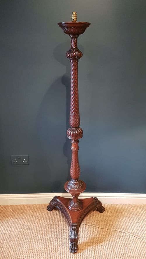 Impressive Late Victorian Standard Lamp