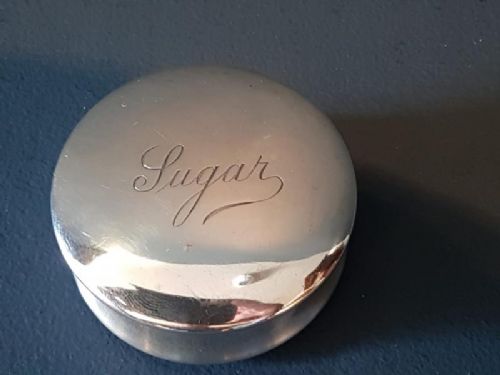 George V Silver Sugar Canister