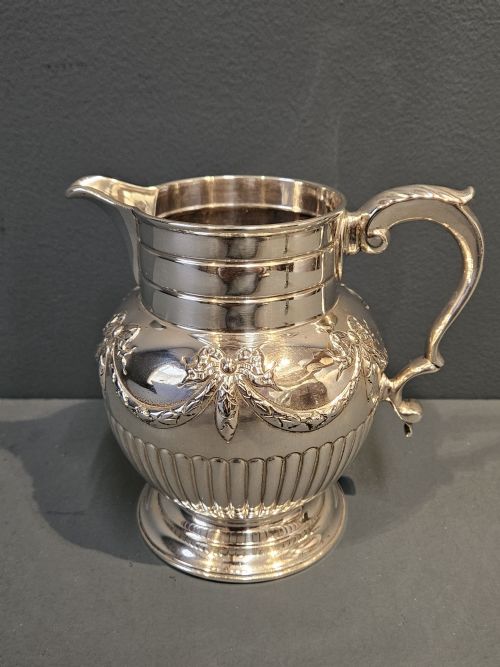 Large Edwardian 400g Silver Jug