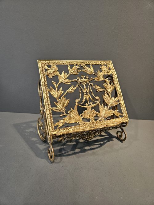Victorian Brass Book Easel