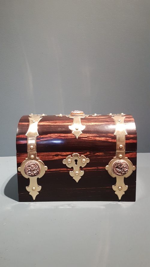 VICTORIAN COROMANDEL STATIONARY AND LETTER BOX - ADDITIONAL PHOTO 1
