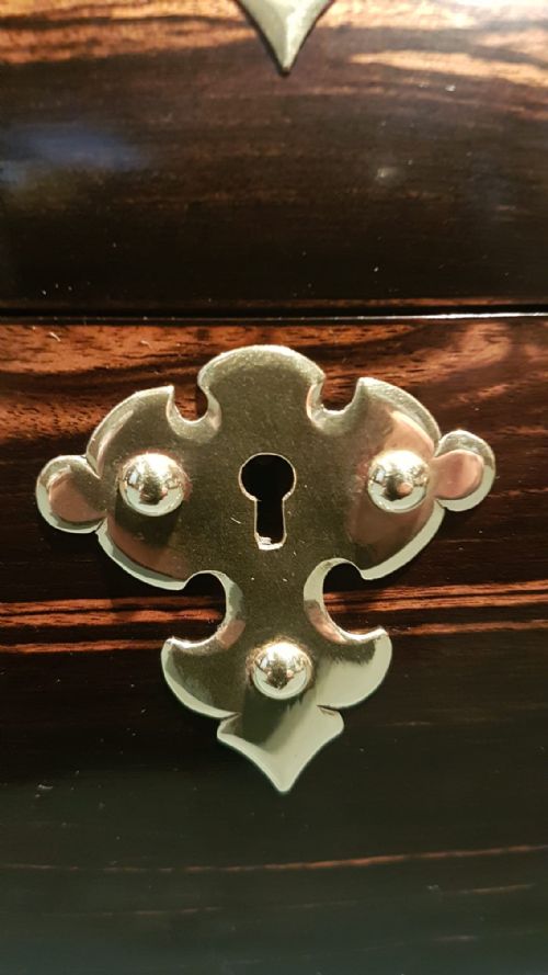 VICTORIAN COROMANDEL STATIONARY AND LETTER BOX - ADDITIONAL PHOTO 4