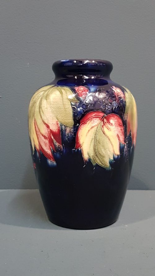 Moorcroft Leaf and Blackberries Vase