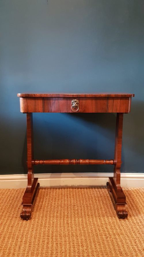 Regency Rosewood Lamp Table