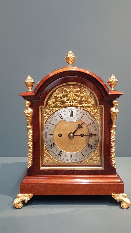 Victorian Bracket Clock by Goldsmiths & Silversmiths