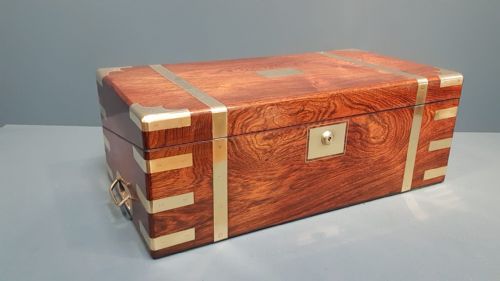 Large Victorian Rosewood Writing Slope