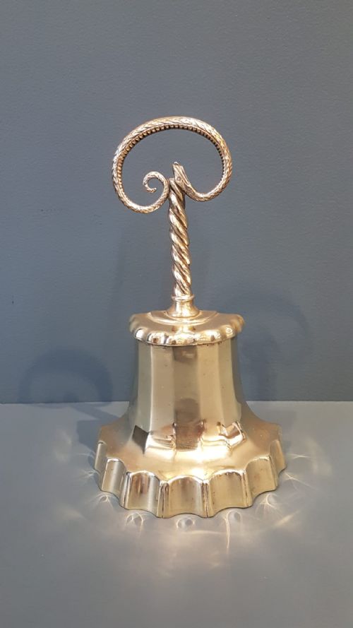 Early Victorian Brass Country House Door Stop