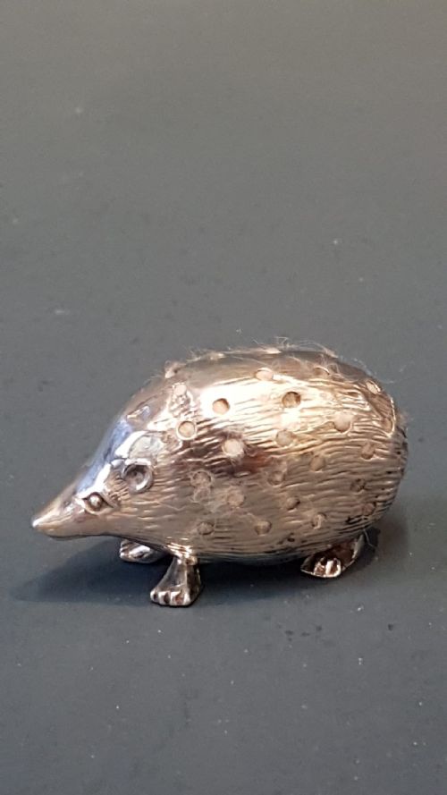 Edwardian Silver Hedgehog Pin Cushion