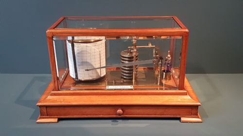 Superior Quality Victorian Walnut Barograph by Beck