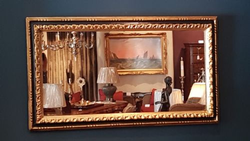 Large Victorian Gilt Mirror