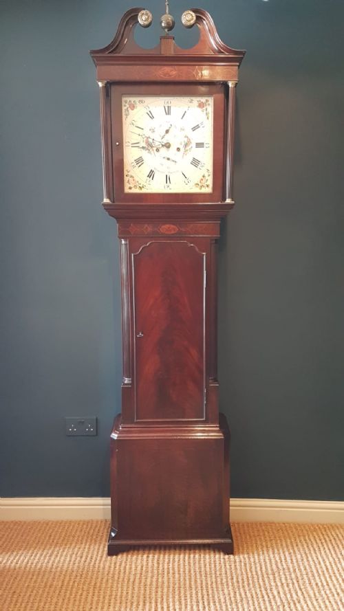Fine Quality George III Mahogany 8 Day Longcase Clock
