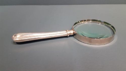 Silver Handle Magnifying Glass