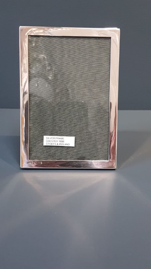 Victorian Chester Silver Photo Frame