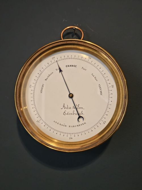 Fine Quality Marine Barometer by Adie, Edinburgh