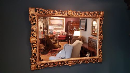 Large Victorian Timber Gilt Mirror