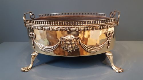 Georgian Brass Wine Cooler